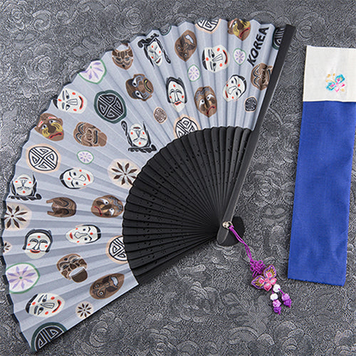 Korean Silk Folding Fan (VI)