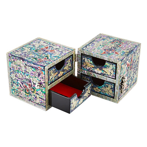 Najeon Mother-of-Pearl Jewelry Box - Butterfly, Medium (by Oh Myung - ho) - view 7