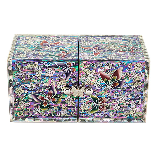 Najeon Mother-of-Pearl Jewelry Box - Peony, Medium (by Oh Myung - ho) - view 4