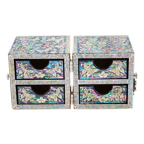 Najeon Mother-of-Pearl Jewelry Box - Peony, Medium (by Oh Myung - ho) - view 6