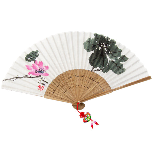 Korean Folding Fan - Silver - view 8