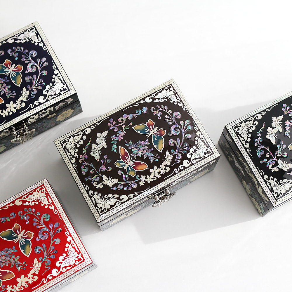 Najeon Mother-of-Pearl Jewelry Box - Butterfly 14cm - view 3