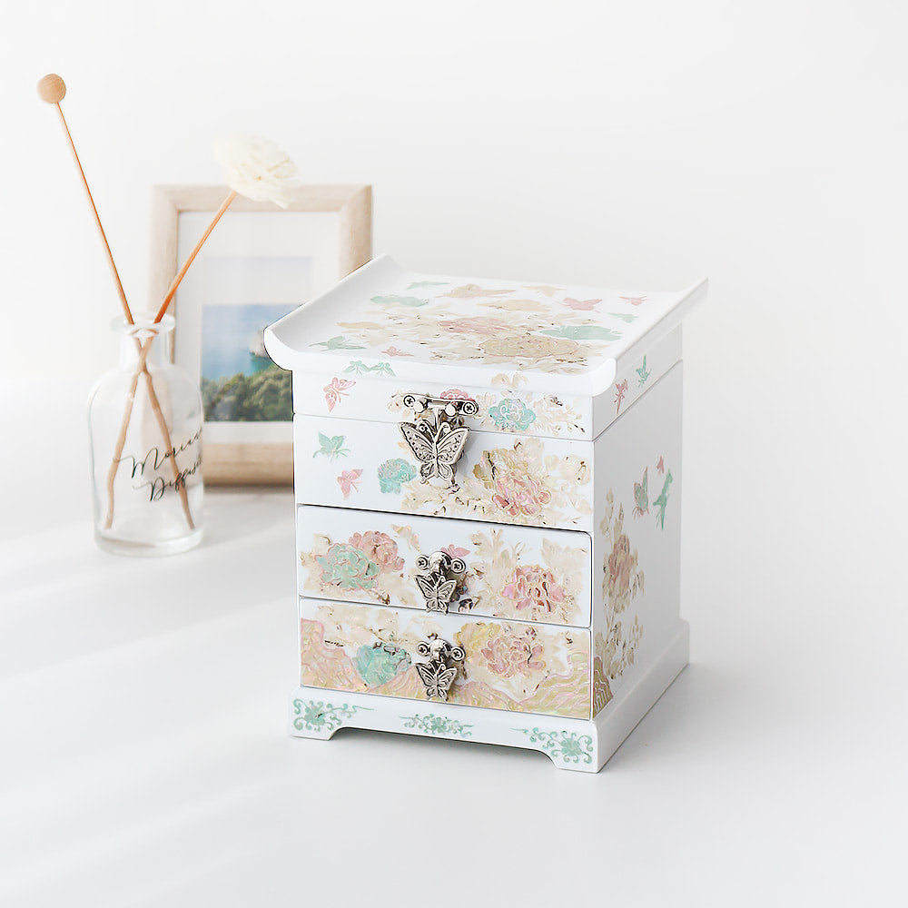 Najeon Mother-of-Pearl Jewelry Box - Peony 11cm - view 4