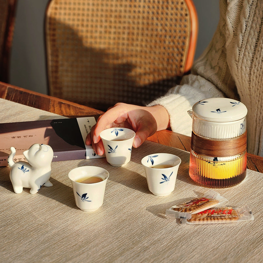 KOHGANE Korean Tea Ceremony Portable Set - Tea Ritual Object - view 3
