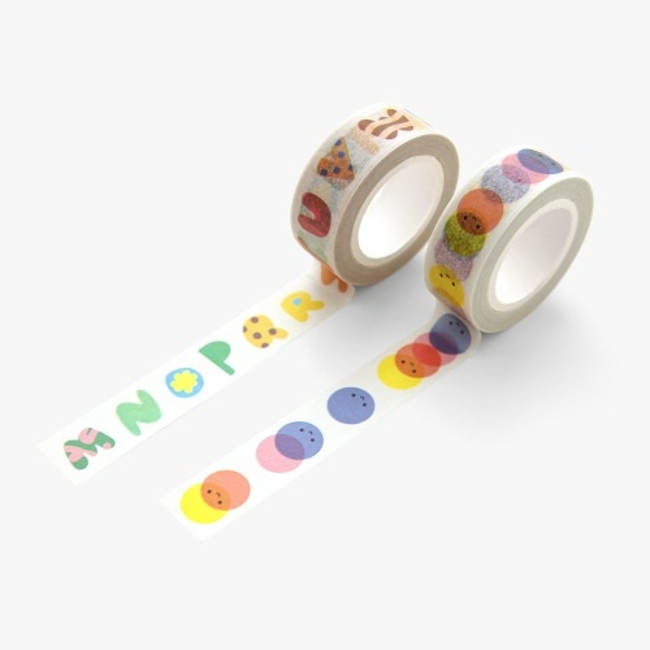 Inside Object Stationery — Paparuha masking tape  2종
