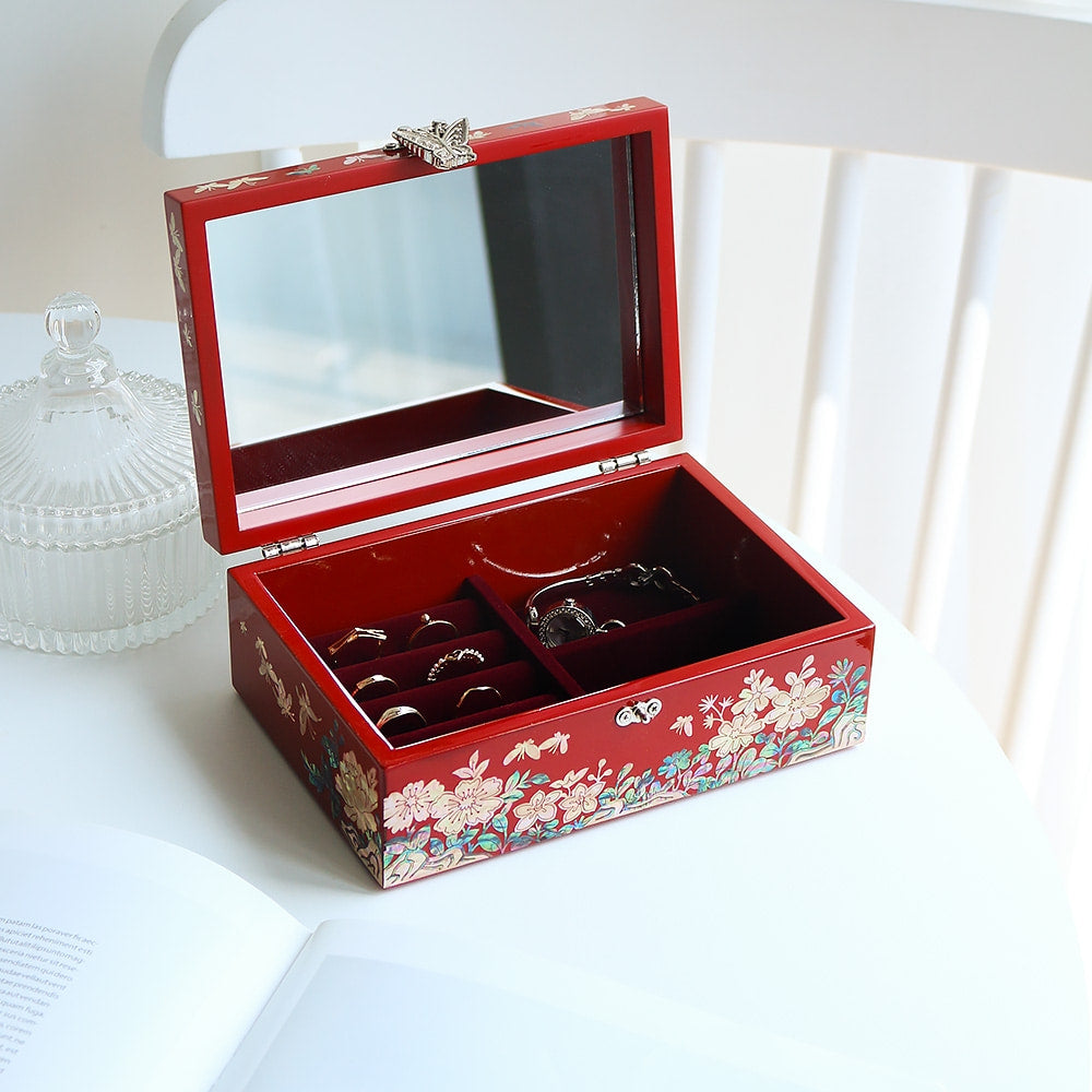 Najeon Mother-of-Pearl Jewelry Box - Plum Blossom 18cm - view 4