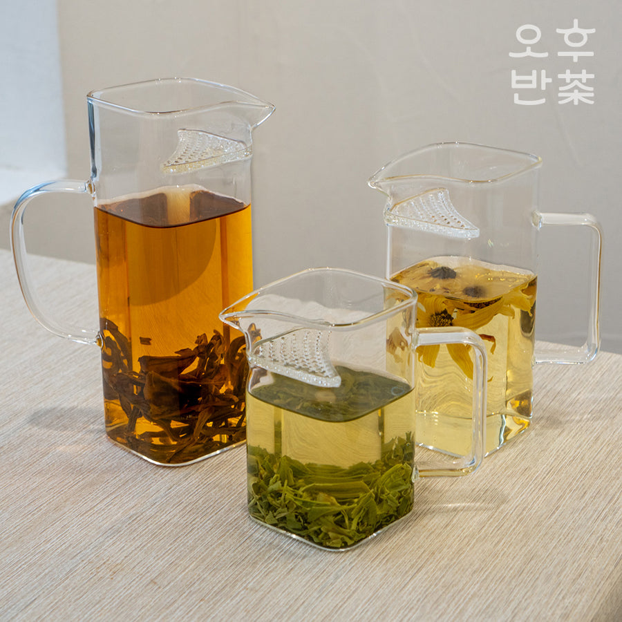 KOHGANE Korean Cooling Bowl Strainer Glass Heatproof - Tea Ritual Object - view 2