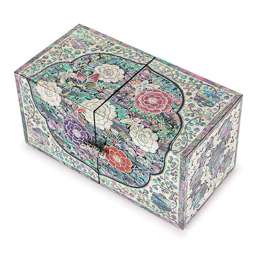 Najeon Mother-of-Pearl Jewelry Box - Peony, Large - view 5