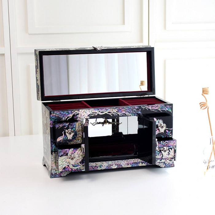 Najeon Mother-of-Pearl Jewelry Box - Crane & Pine - view 3