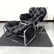 미드 센추리 모던 레트로 리클라이너 (오토만 포함) 인조 가죽 인체공학적 라운지 의자 편안한 게으른 의자 튼 - Temu Republic of Korea