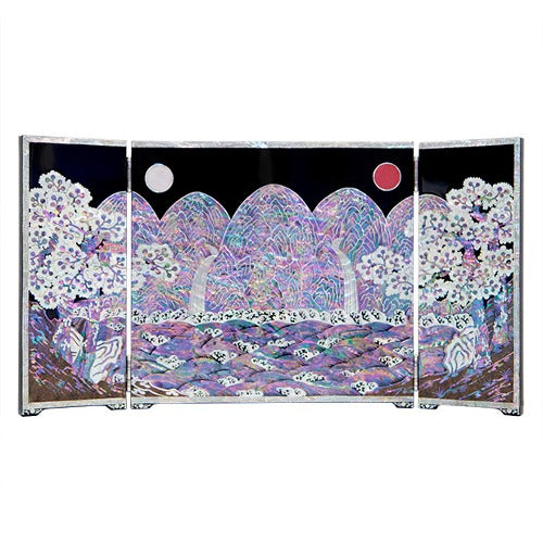 Najeon Mother-of-Pearl Folding Screen - 3 - Panel