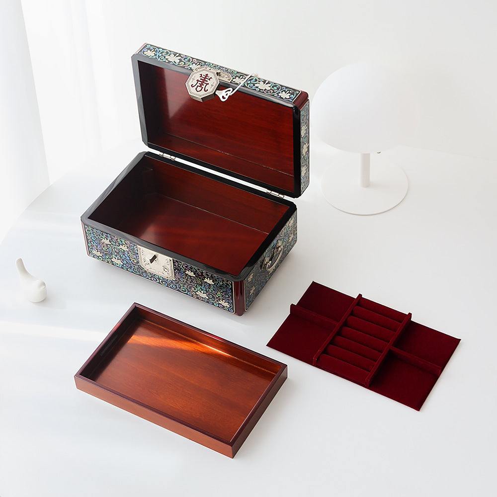 Najeon Mother-of-Pearl Jewelry Box - Crane - view 7