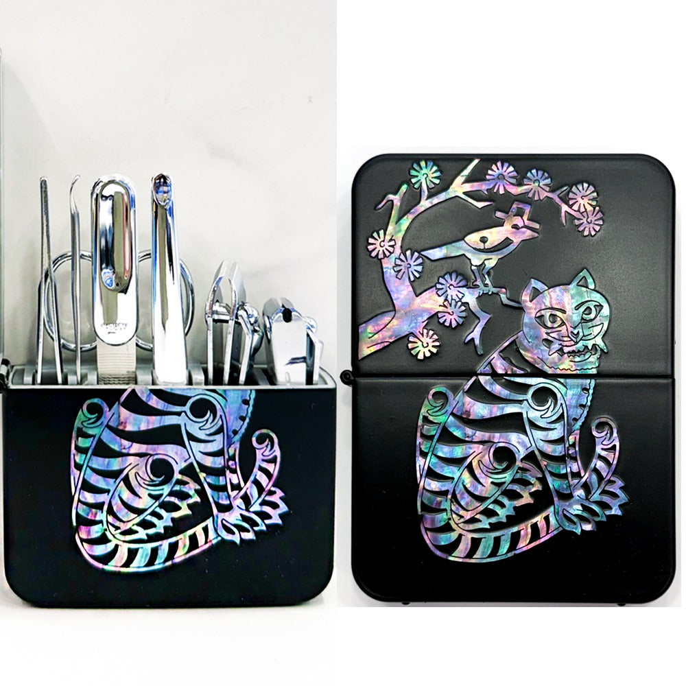 Najeon Mother-of-Pearl Object - Tiger, Gift Set