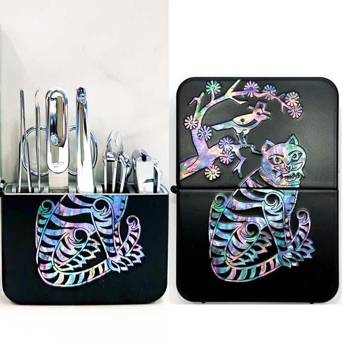 Najeon Mother-of-Pearl Object - Tiger, Gift Set