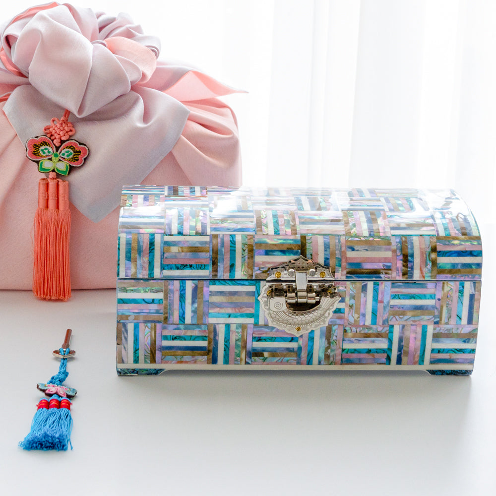 Najeon Mother-of-Pearl Jewelry Box - 2 - Tier (VII) - view 7
