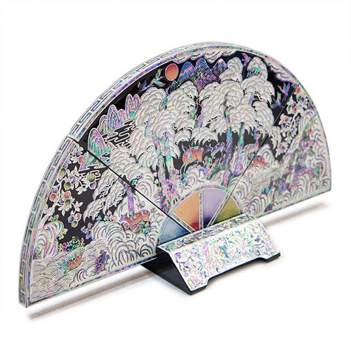 Najeon Mother-of-Pearl Folding Screen - Red, Small (by Oh Myung - ho) - view 5