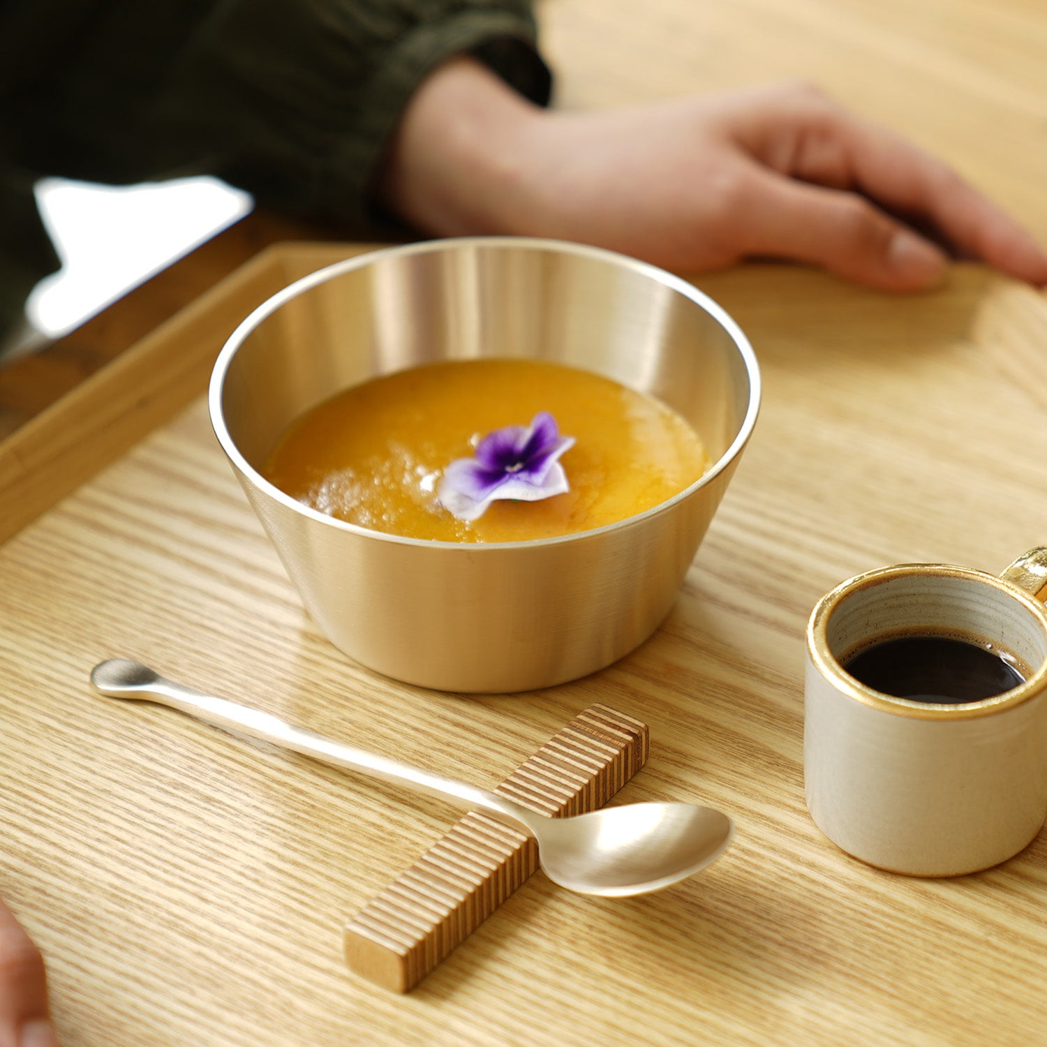 Notdam Bangjja Brass Modern Dinnerware Set for 2 - view 6