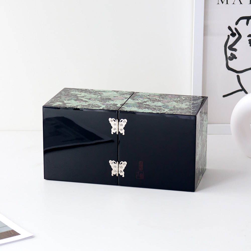 Najeon Mother-of-Pearl Jewelry Box - Grapevine, Large - view 6