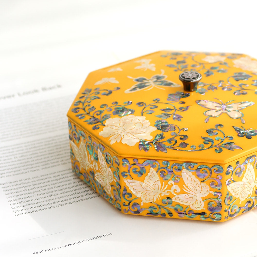 Najeon Mother-of-Pearl Keepsake Box - Butterfly - view 5