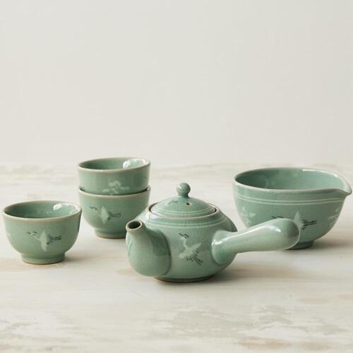 Korean Object - Crane & Cloud, Blue, Gift Set (III) - view 4
