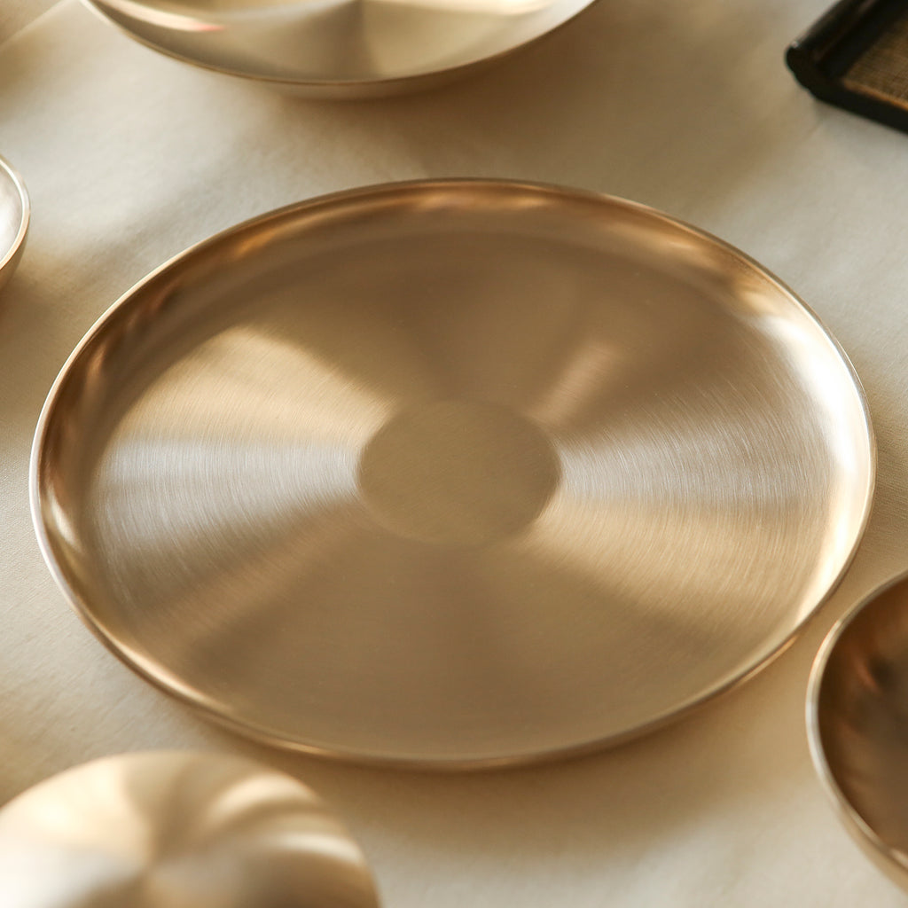 Notdam Bangjja Brass Dinnerware Set for 4 - Luster - view 6