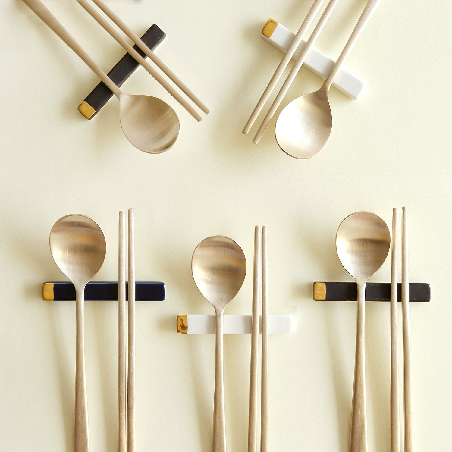 Notdam Bangjja Brass Spoon and Chopstick Set for 1 - view 7