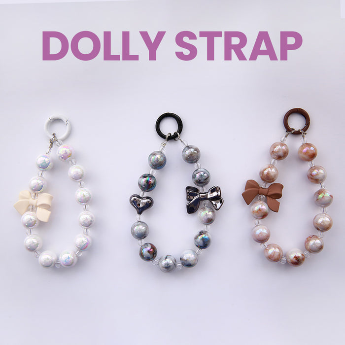 Dolly Tie Korean Rope Strap Keyring - Type F