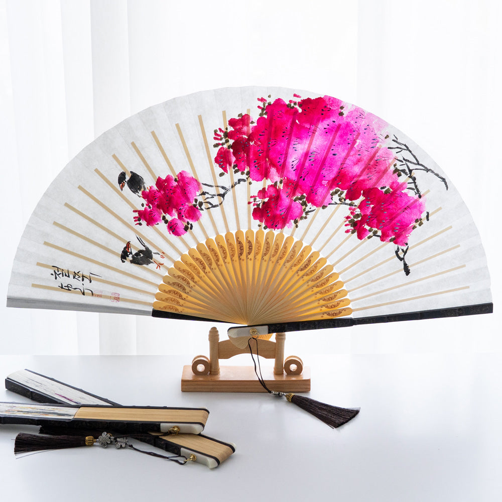 Korean Folding Fan - Black (III) - view 5