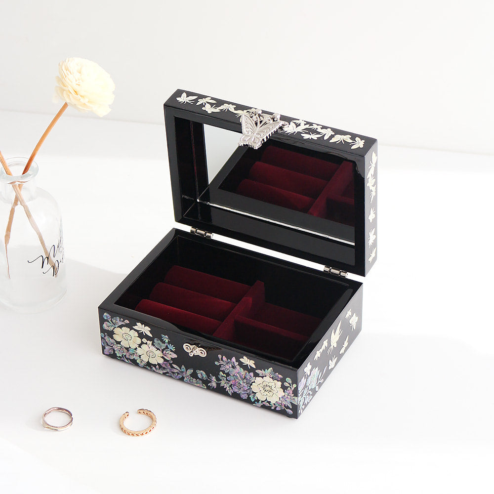 Najeon Mother-of-Pearl Jewelry Box - Peony (VII) - view 7