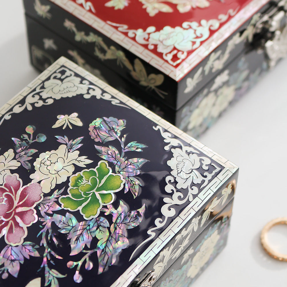 Najeon Mother-of-Pearl Jewelry Box - Peony (VII) - view 5