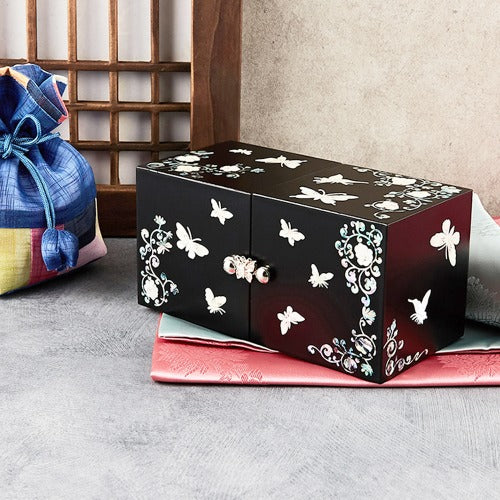 Najeon Mother-of-Pearl Jewelry Box - Butterfly (II)