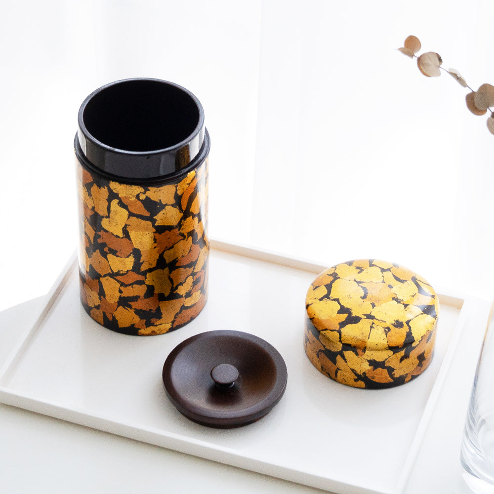 Insadong Craft Korean Decorative Object - Gold Mountain Box - view 5