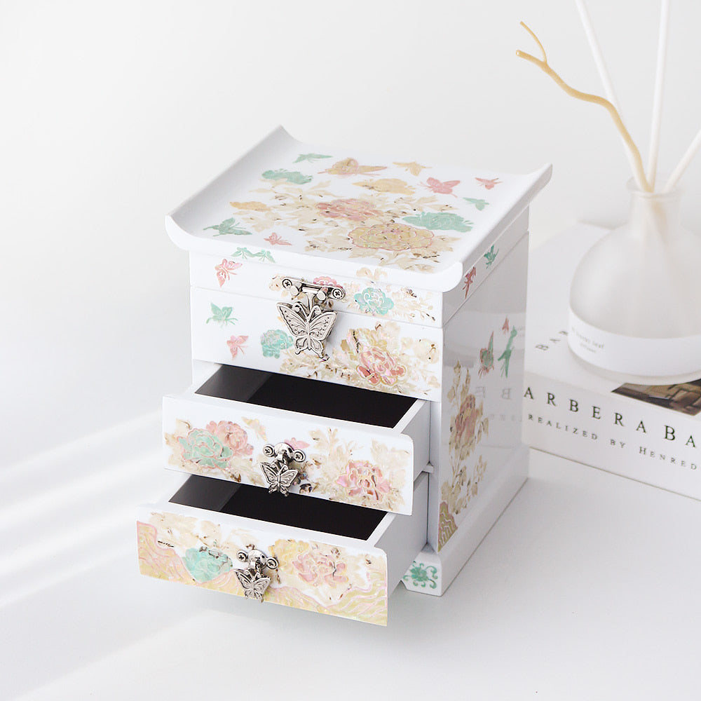 Najeon Mother-of-Pearl Jewelry Box - Peony 11cm - view 3