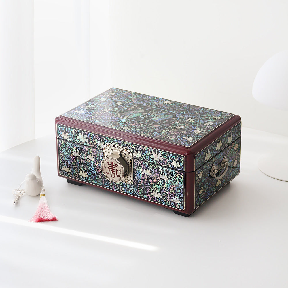 Najeon Mother-of-Pearl Jewelry Box — Arabesque 30cm