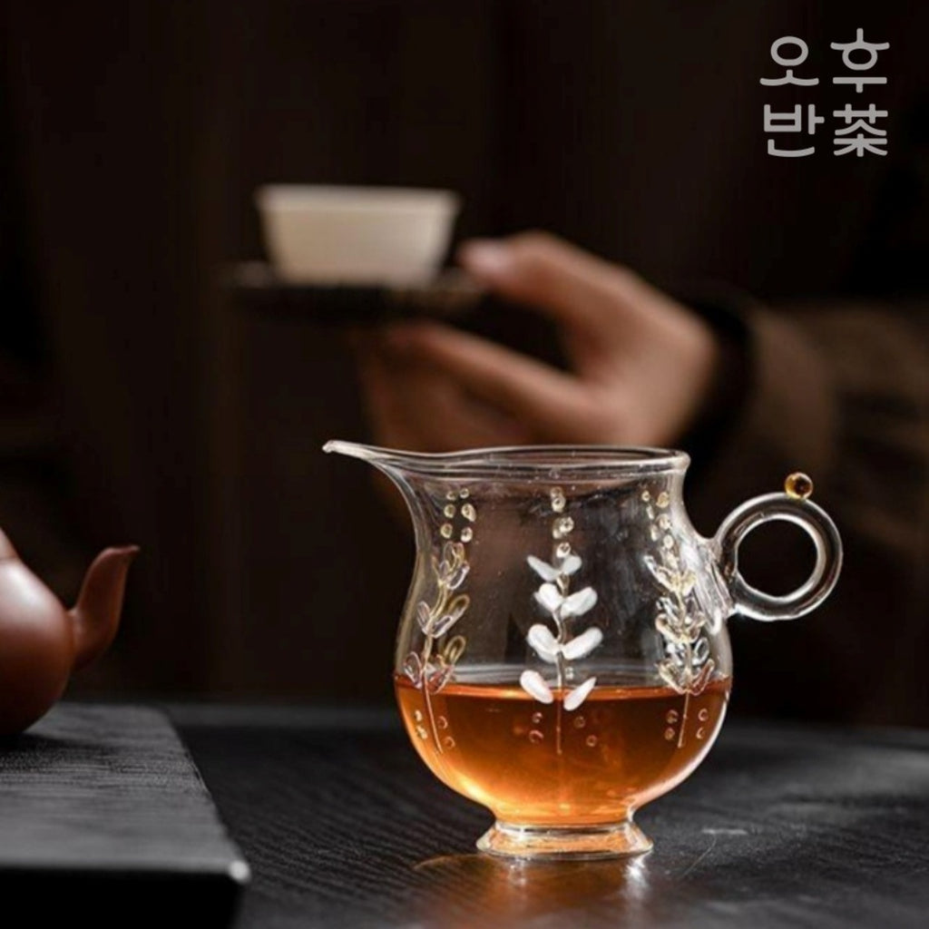 KOHGANE Korean Teapot Teacup Cooling Bowl Glass - Tea Ritual Object