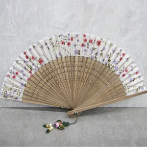 Korean Silk Folding Fan - Small - view 3