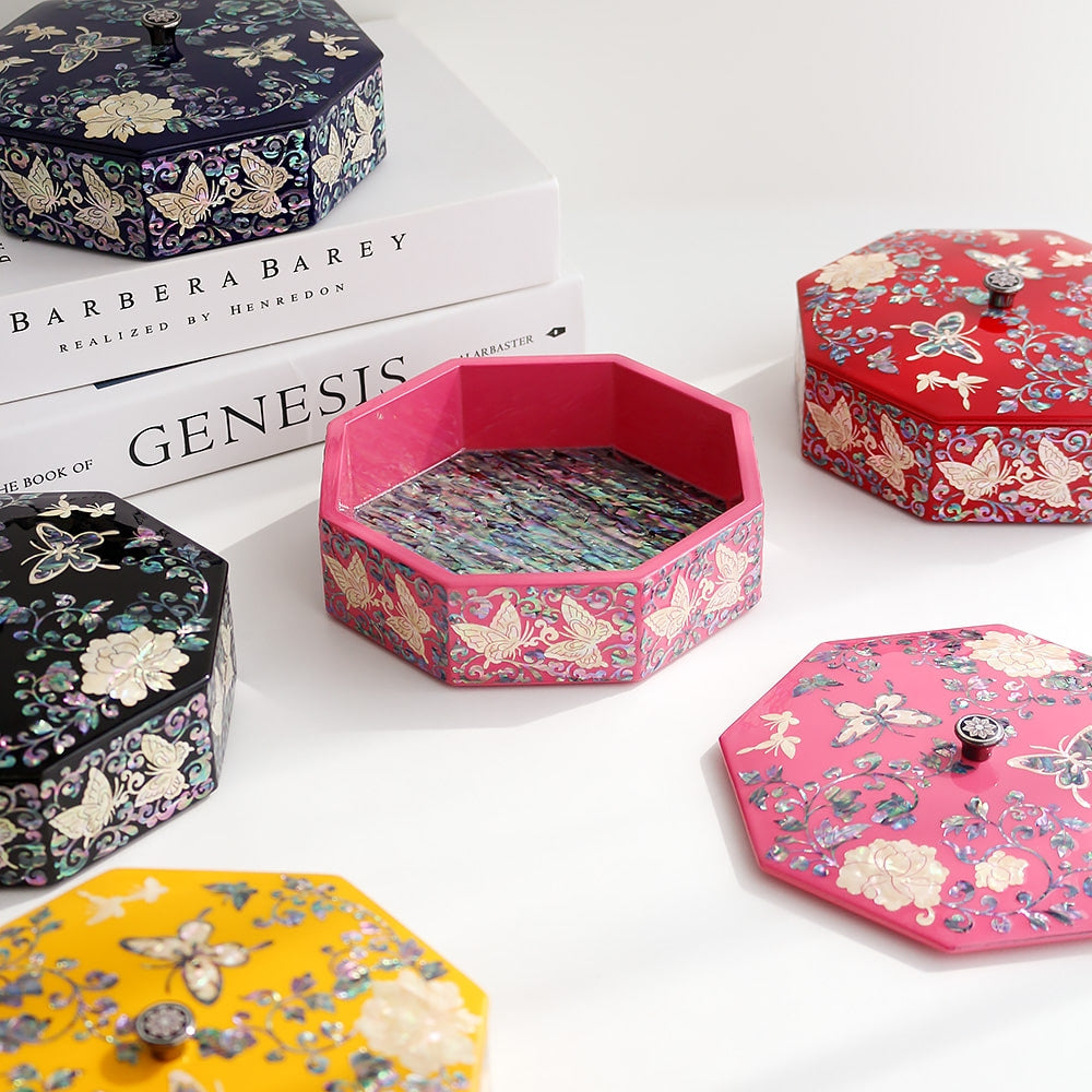 Najeon Mother-of-Pearl Keepsake Box - Butterfly - view 7