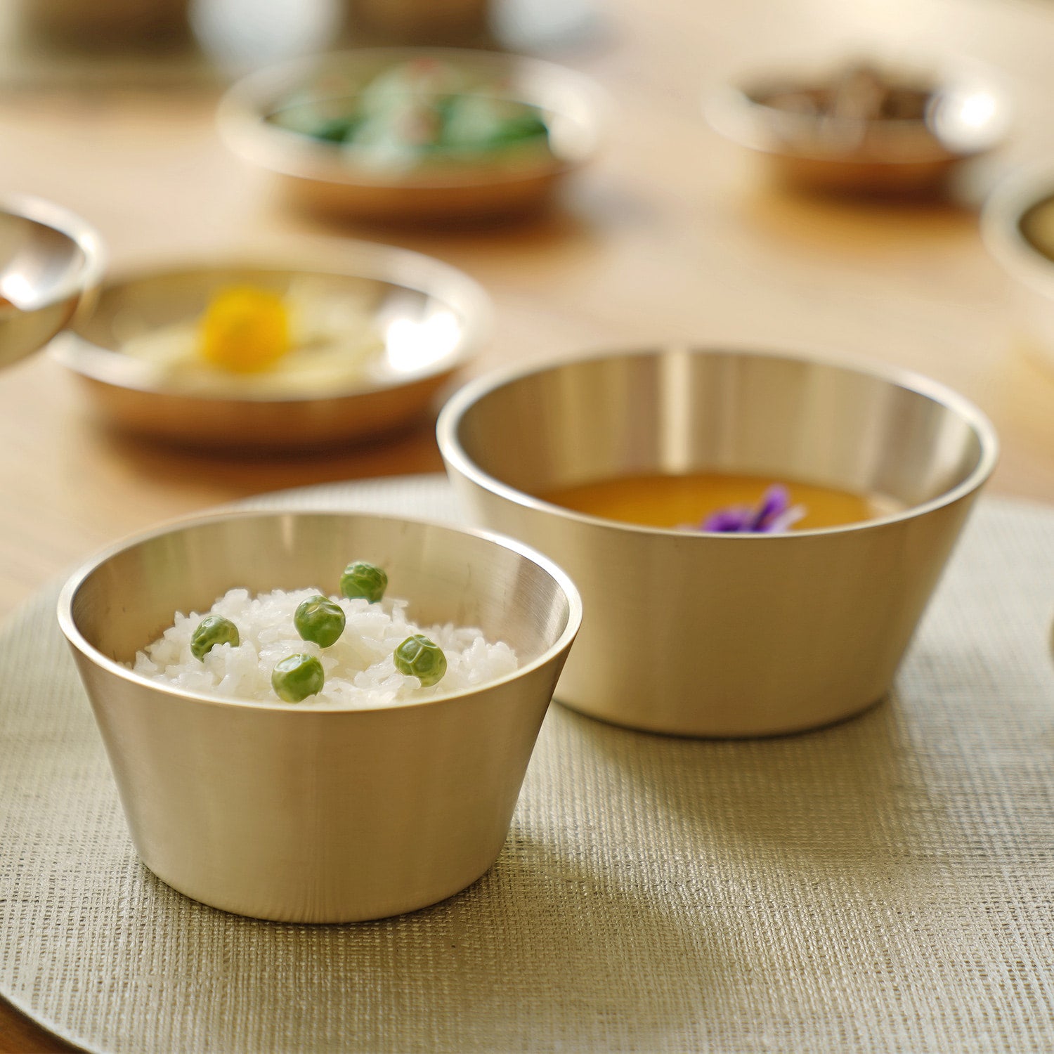 Notdam Bangjja Brass Modern Dinnerware Set for 2 - view 4