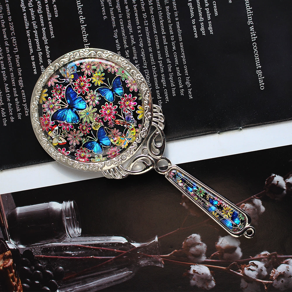 Najeon Mother-of-Pearl Hand Mirror - Gold - view 4