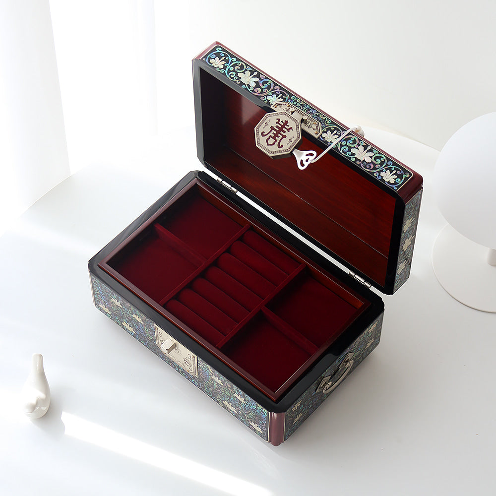 Najeon Mother-of-Pearl Jewelry Box - Crane - view 6