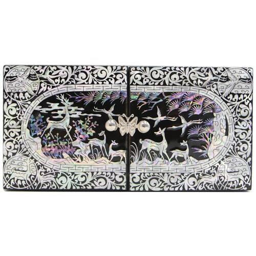 Insadong Craft Korean Mother-of-Pearl Lacquerware - Handmade Seoul Design No.8 - view 5