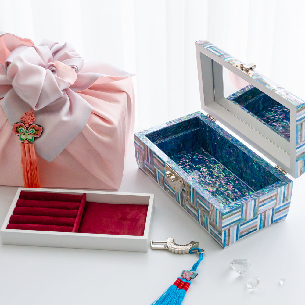 Najeon Mother-of-Pearl Jewelry Box - 2 - Tier (VII) - view 6