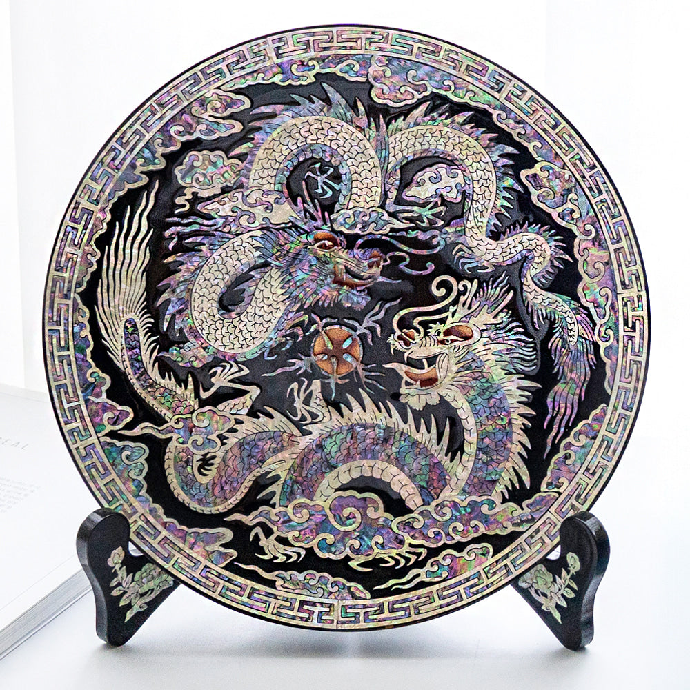 Insadong Craft Korean Mother-of-Pearl Lacquerware - Handmade Seoul Design No.7 - view 6