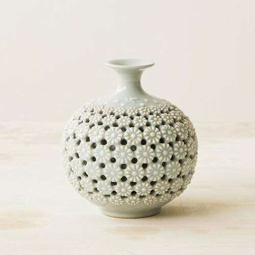 Korean Object - Chrysanthemum, White (IV) - view 4