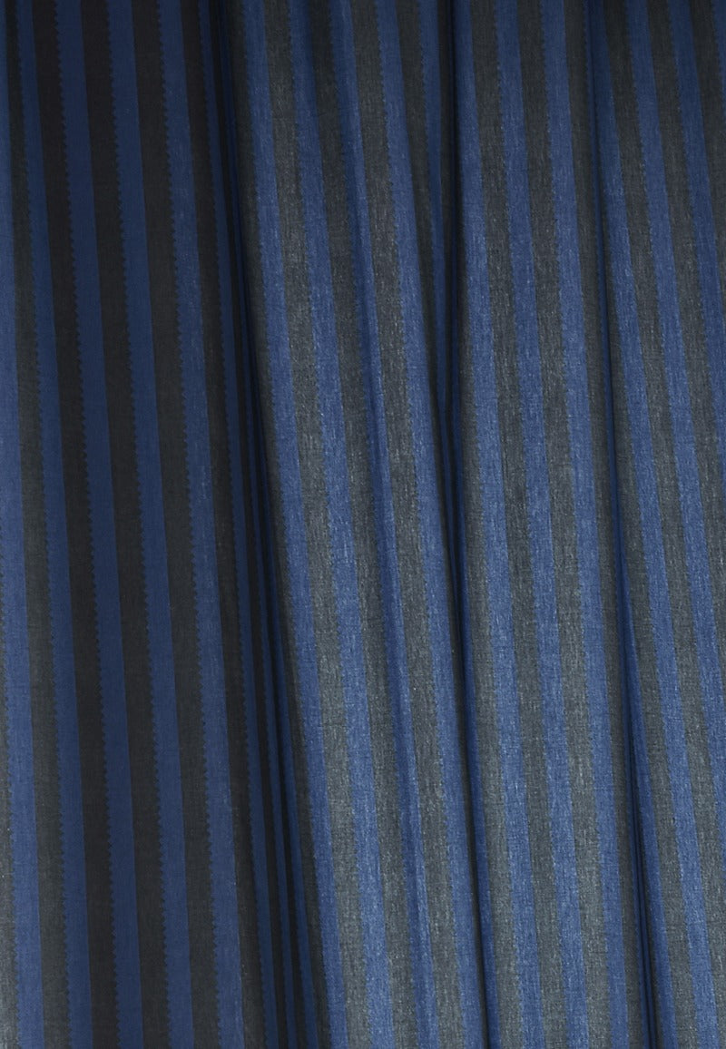 Kitty Bunny Pony Blue Notch Curtain