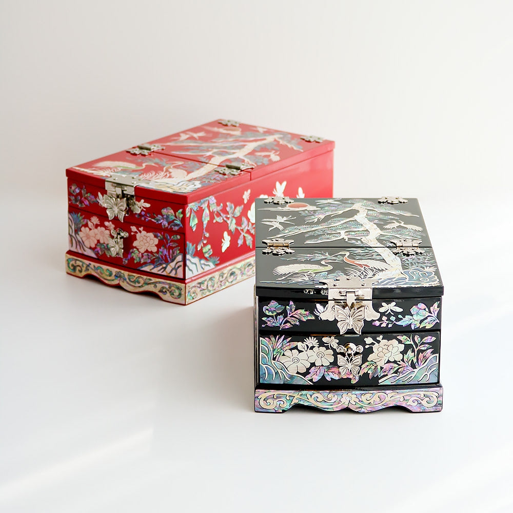 Najeon Mother-of-Pearl Jewelry Box - Peony (IX) - view 5