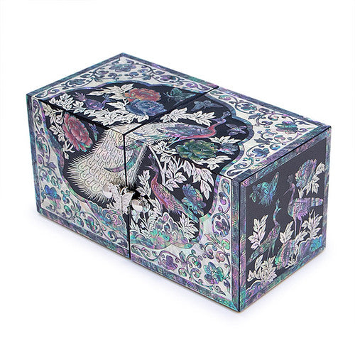 Najeon Mother-of-Pearl Jewelry Box - Black, Medium (by Oh Myung - ho) - view 5