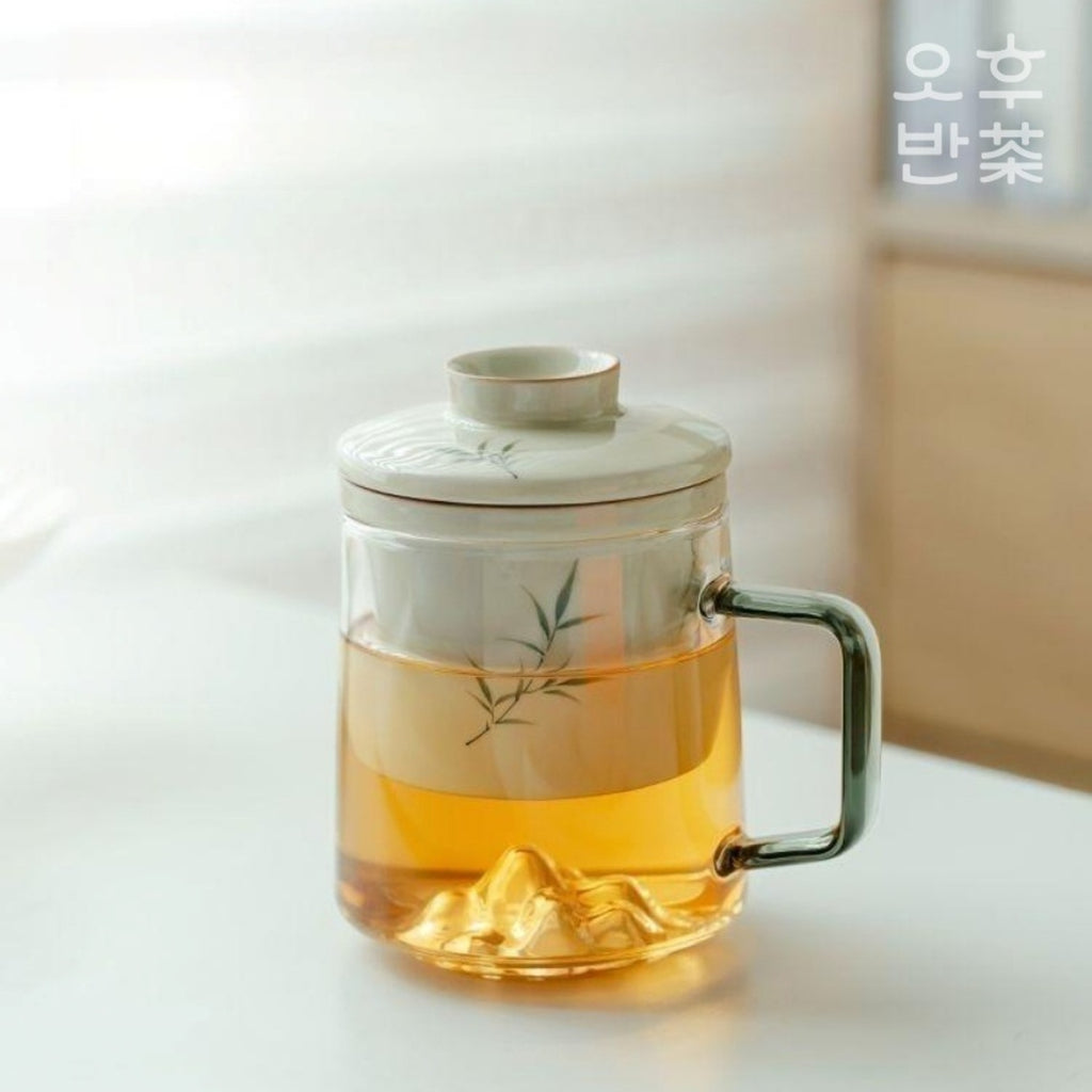 KOHGANE Korean Teapot Strainer Glass Ceramic - Tea Ritual Object
