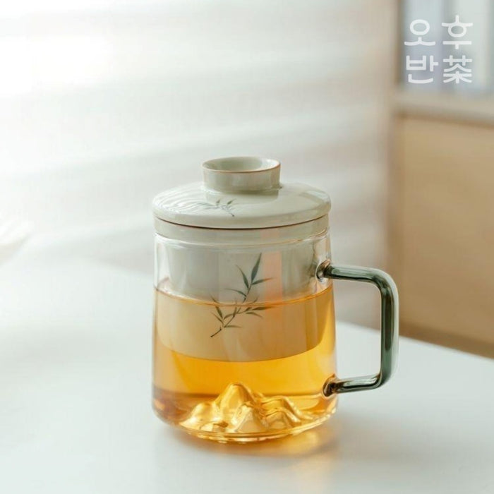 KOHGANE Korean Teapot Strainer Glass Ceramic - Tea Ritual Object