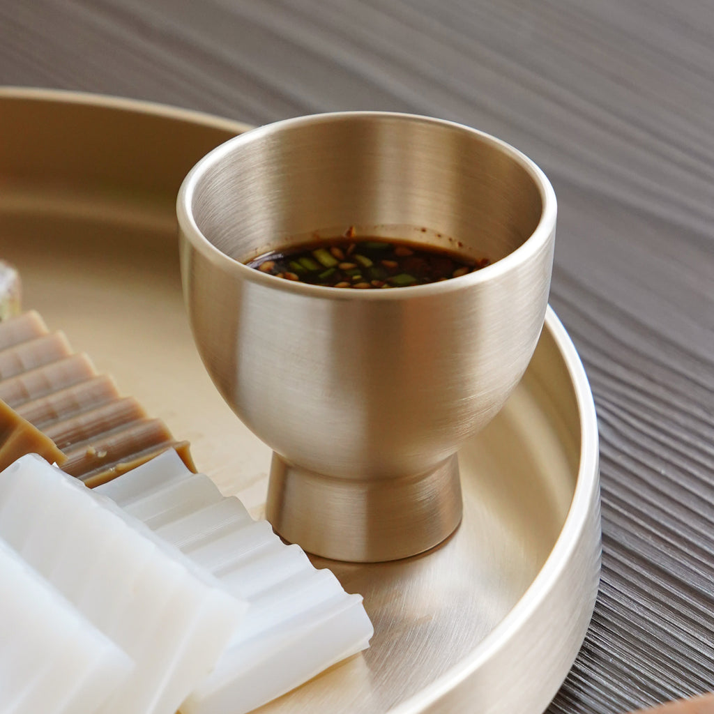 Notdam Bangjja Brass Resonance Soju Cup Set of 2 - view 4